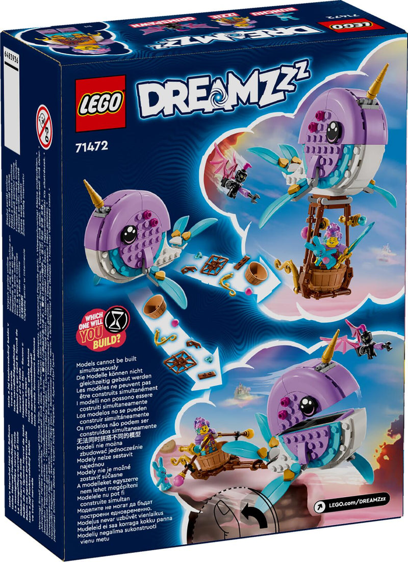 LEGO® DREAM 71472 Izzies Narwal-Heißluftballon