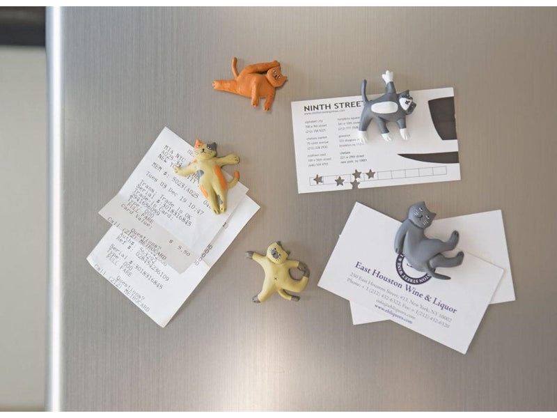 Kikkerland Cat Yoga Magnets (MG89)