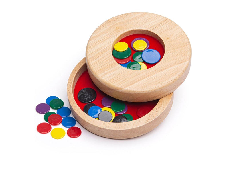 Bigjigs Tiddly Winks Wooden Flea Game