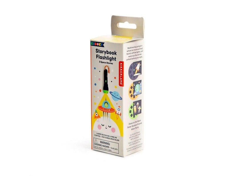 Kikkerland Space Storybook Flashlight