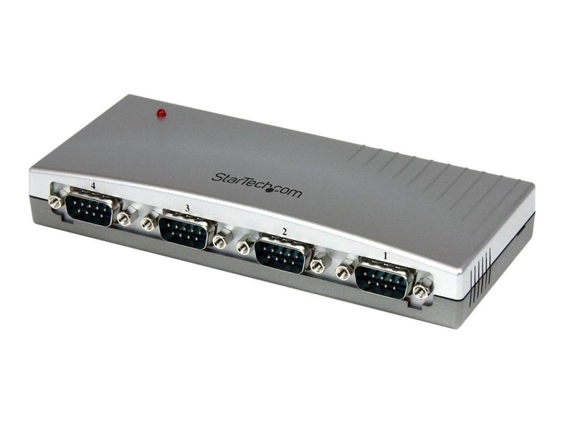StarTech.com 4 Port USB to Serial RS232 Adapter - DB9M - RS232 Extension - Serial to USB (ICUSB2324) - serial adapter - USB - RS
