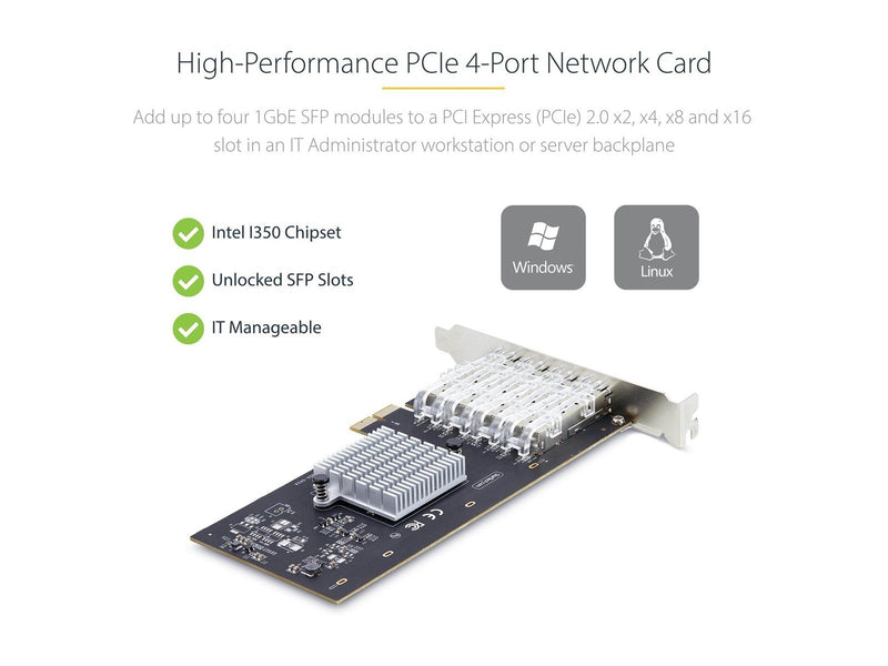 StarTech.com P041GI-NETWORK-CARD