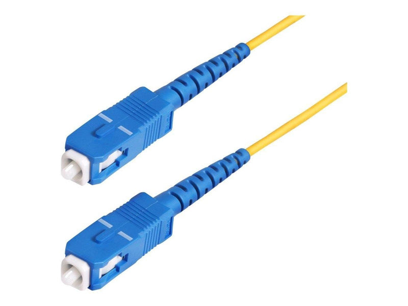 StarTech.com 30m (98.4ft) SC to SC (UPC) OS2 Single Mode Simplex Fiber Optic Cable - patch cable - 30 m - yellow - Gelb - 30 met