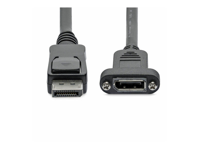 StarTech.com 3 ft. (0.9 m) Displayport Male to Female Cable - Mounting - Latched Connectors - DisplayPort - DP Monitor Cable (DP