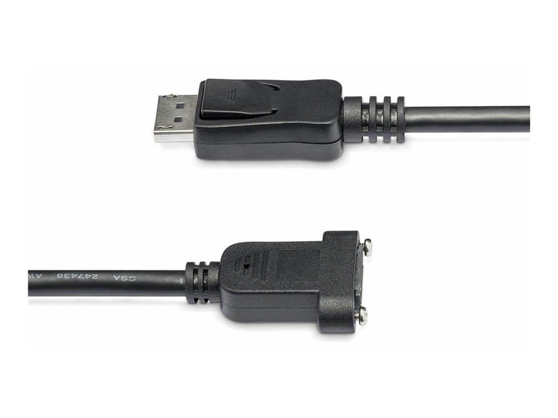 StarTech.com 3 ft. (0.9 m) Displayport Male to Female Cable - Mounting - Latched Connectors - DisplayPort - DP Monitor Cable (DP