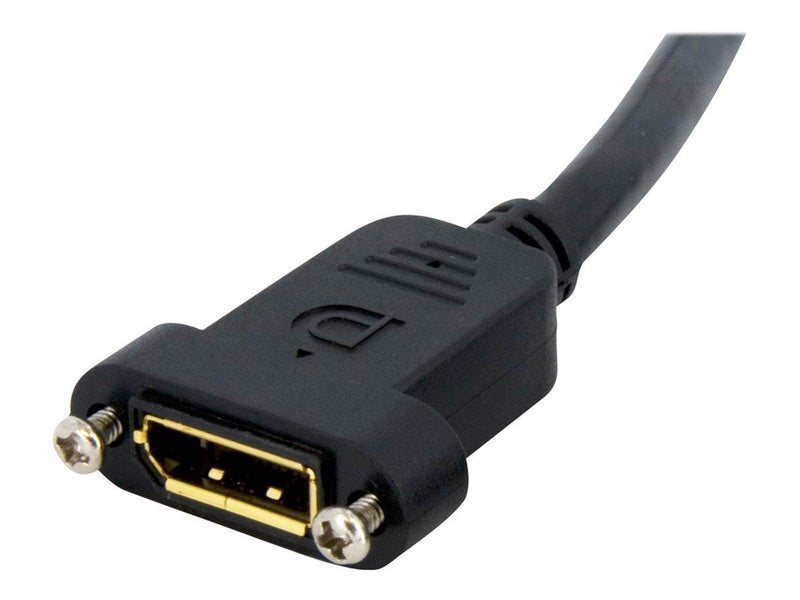 StarTech.com 3 ft. (0.9 m) Displayport Male to Female Cable - Mounting - Latched Connectors - DisplayPort - DP Monitor Cable (DP