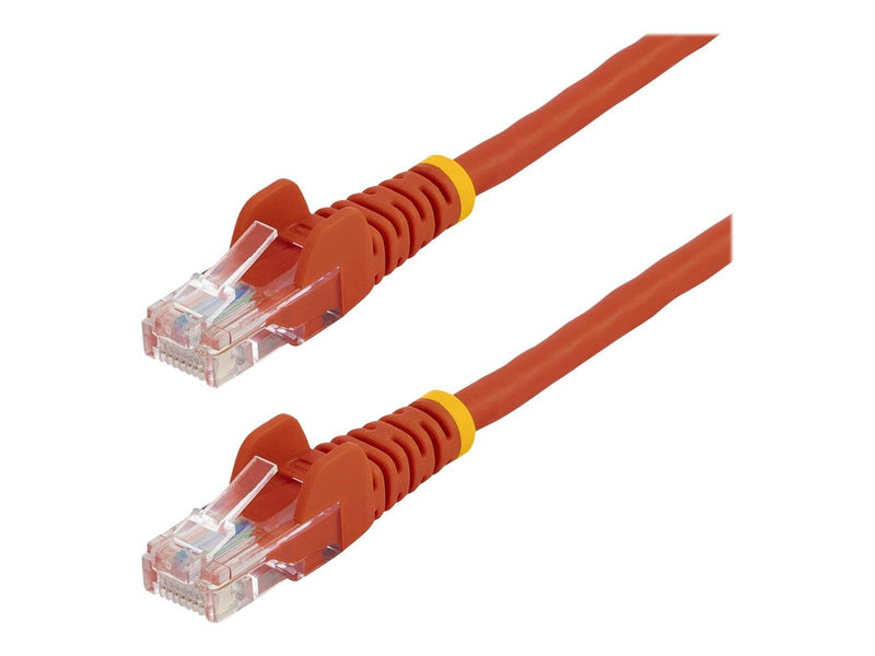 StarTech.com 0.5m Red Cat5e / Cat 5 Snagless Ethernet Patch Cable 0.5 m - patch cable - 50 cm - red - Rot - 0.5 meter