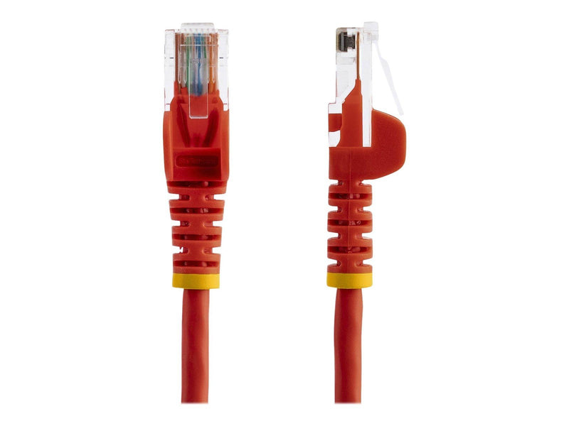 StarTech.com 0.5m Red Cat5e / Cat 5 Snagless Ethernet Patch Cable 0.5 m - patch cable - 50 cm - red - Rot - 0.5 meter