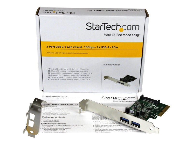 StarTech.com  PEXUSB312A3
