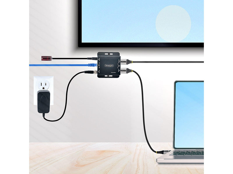 StarTech.com EXTEND-HDMI-4K40C6P1 4K HDMI Extender over CAT6/CAT5 Ethernet Cable 4K 30Hz or 1080p 60Hz