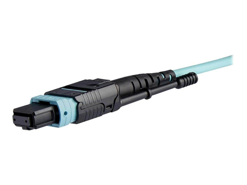 StarTech.com MTP to LC Breakout Cable - 30 ft / 10m - OM3 Multimode - 40Gb - Pull Tab - Plenum - MPO / MTP Connector - Fiber Opt