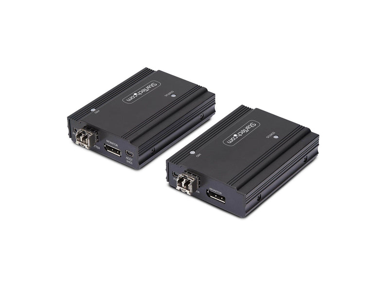 StarTech.com FD121-KVM-EXTENDER DisplayPort KVM Extender over Fiber Optic 4K 60Hz Console Extender Kit Up to 300m