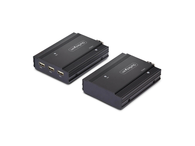 StarTech.com FD121-KVM-EXTENDER DisplayPort KVM Extender over Fiber Optic 4K 60Hz Console Extender Kit Up to 300m