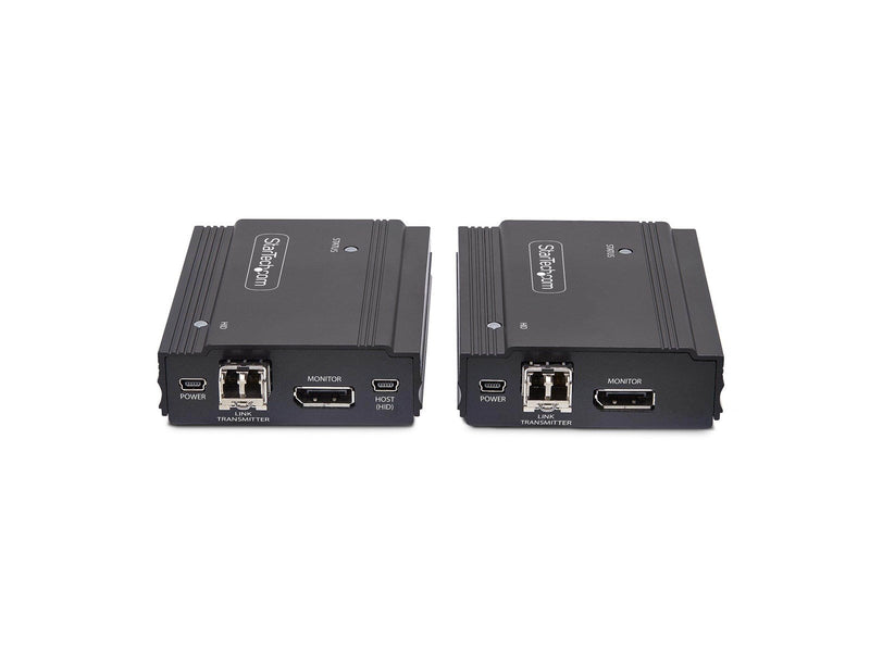 StarTech.com FD121-KVM-EXTENDER DisplayPort KVM Extender over Fiber Optic 4K 60Hz Console Extender Kit Up to 300m