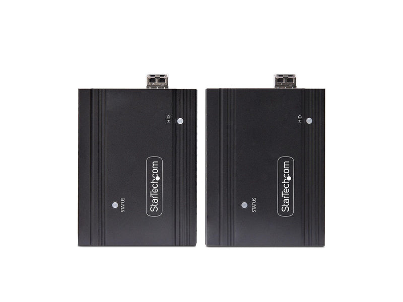 StarTech.com FD121-KVM-EXTENDER DisplayPort KVM Extender over Fiber Optic 4K 60Hz Console Extender Kit Up to 300m