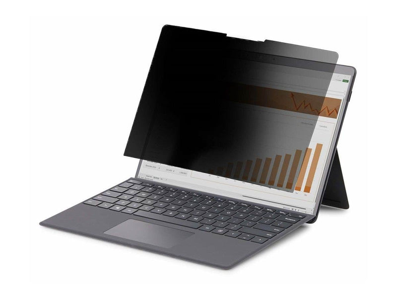 StarTech.com 4-Way 12.4in Surface Laptop Go 1/2/3 Privacy Screen Filter Portrait/Landscape Touch-Enabled +/- 30 Deg. View Blue L