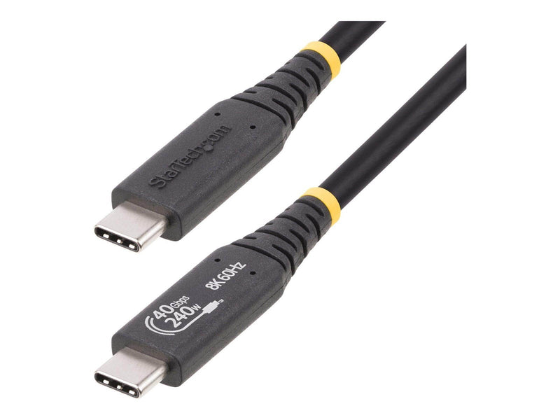 StarTech.com 1m (3.3ft) USB4 Cable USB-IF Certified USB-C Cable 40 Gbps - USB-C cable - 24 pin USB-C to 24 pin USB-C - 1 m