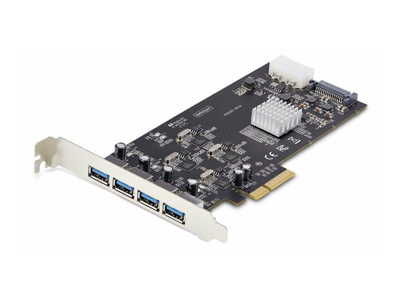 StarTech.com 4-Port USB-A PCIe Card USB 3.2 5Gbps 4x USB Controllers - USB adapter - PCIe 2.0 x4 - USB 3.2 Gen 1 x 4