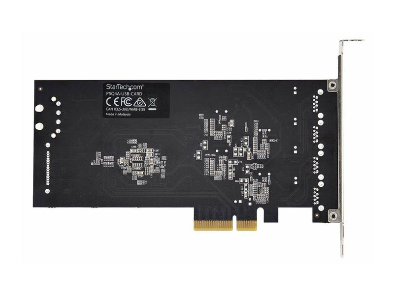 StarTech.com 4-Port USB-A PCIe Card USB 3.2 5Gbps 4x USB Controllers - USB adapter - PCIe 2.0 x4 - USB 3.2 Gen 1 x 4
