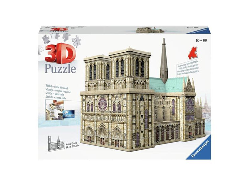 Ravensburger 3D Puzzle Notre Dame Paris 216pcs. 3D Puzzle