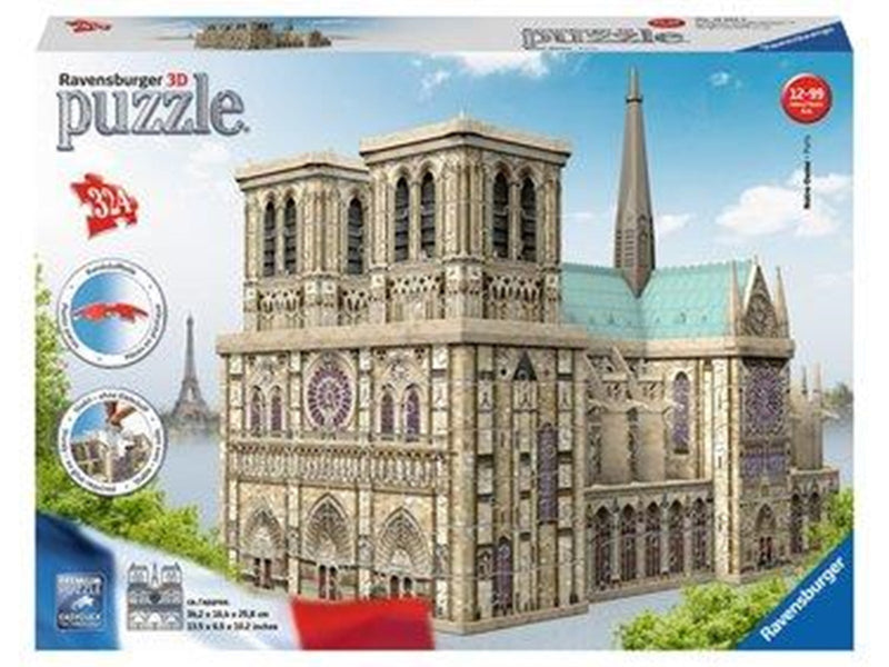 Ravensburger 3D Puzzle Notre Dame Paris 216pcs. 3D Puzzle