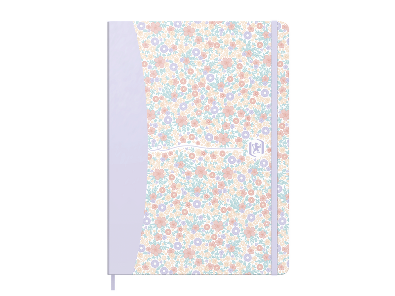 Oxford Floral A5 Hardback Cover Casebound Journal Notebook Ruled 160 Pages 4 Assorted Floral Designs SCRIBZEE Compatible