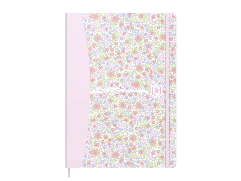 Oxford Floral A5 Hardback Cover Casebound Journal Notebook Ruled 160 Pages 4 Assorted Floral Designs SCRIBZEE Compatible
