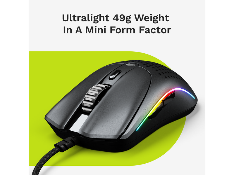Glorious Model O 2 Mini - Matte Black - Gaming Maus (Schwarz)