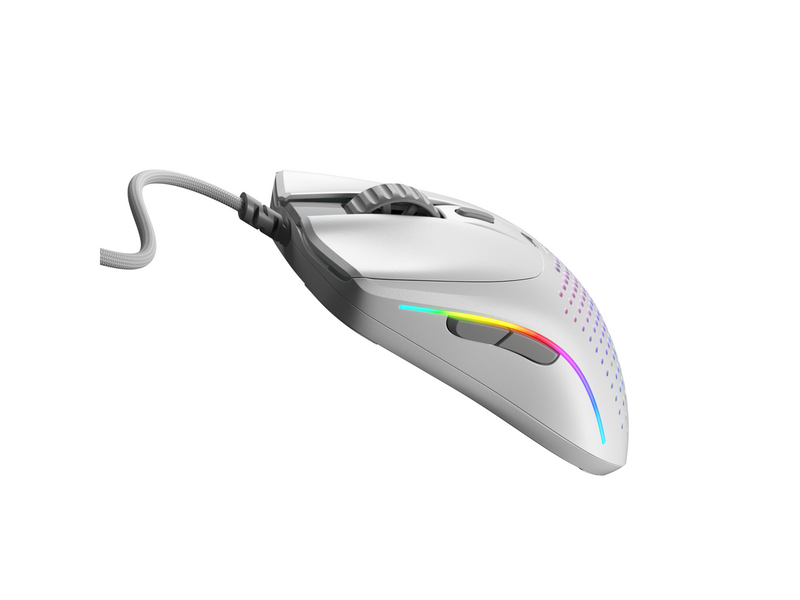 Glorious Model O 2 Mini - Matte White - Gaming Maus (Weiß mit RGB Licht)