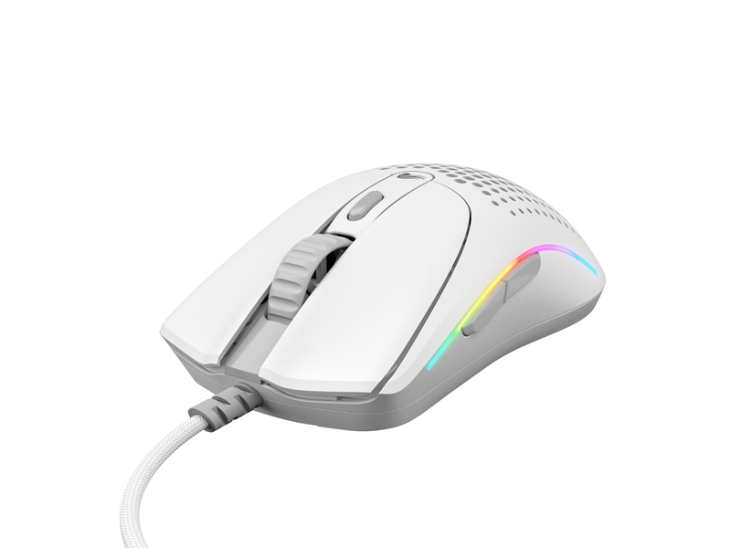Glorious Model O 2 Mini - Matte White - Gaming Maus (Weiß mit RGB Licht)