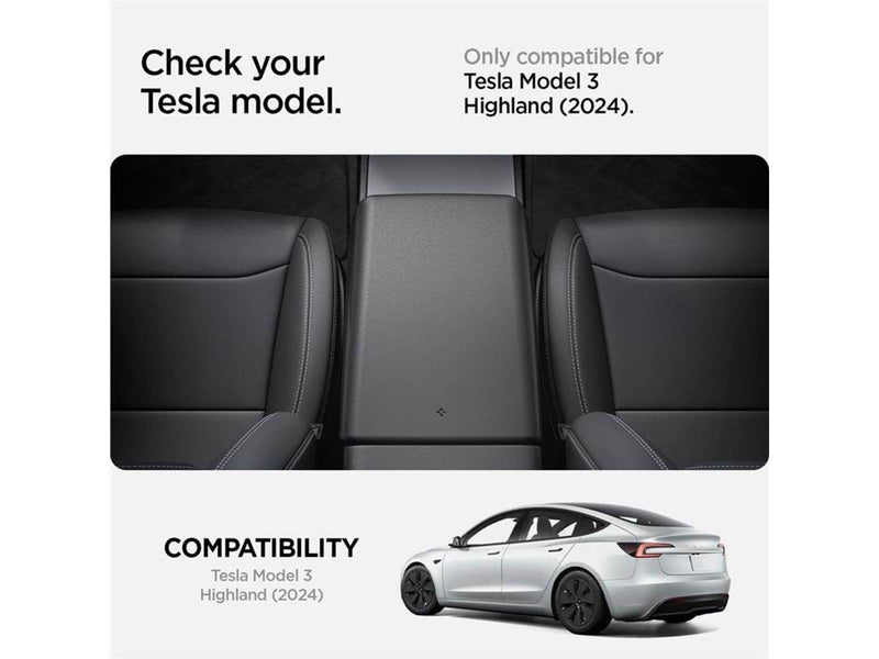 Spigen Armrest Cover for Tesla Model 3 - Black