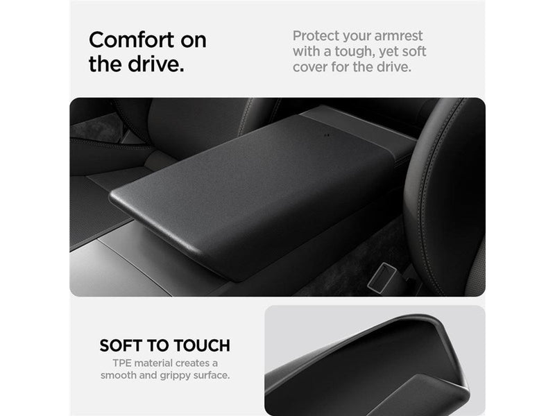 Spigen Armrest Cover for Tesla Model 3 - Black