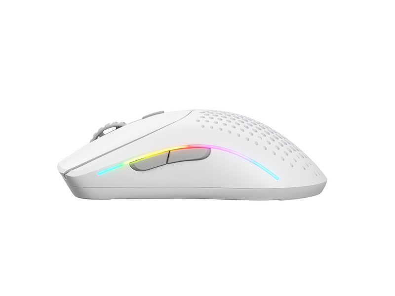 Glorious Model O 2 Mini Wireless - Matte White - Gaming Maus (Weiß mit RGB Licht)