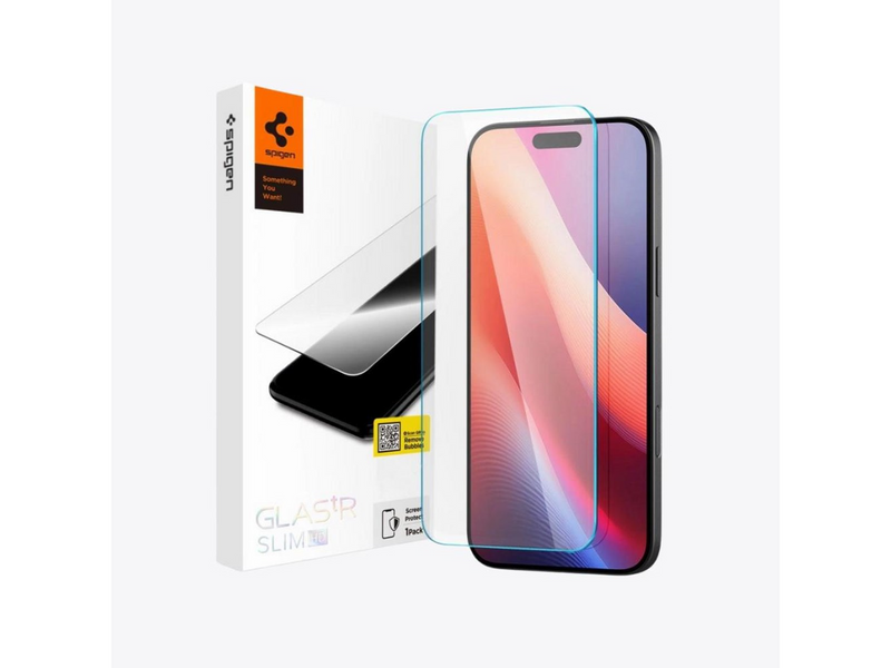 Spigen Glass tR Slim HD 1 Pack for iPhone 16/15 Plus - Transparency