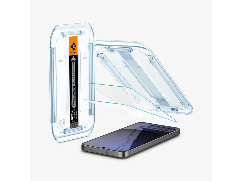 Spigen Glass tR EZ Fit 2 Pack for Samsung Galaxy S24 FE - Transparency