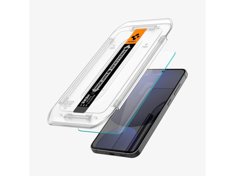 Spigen Glass tR EZ Fit 2 Pack for Samsung Galaxy S24 FE - Transparency