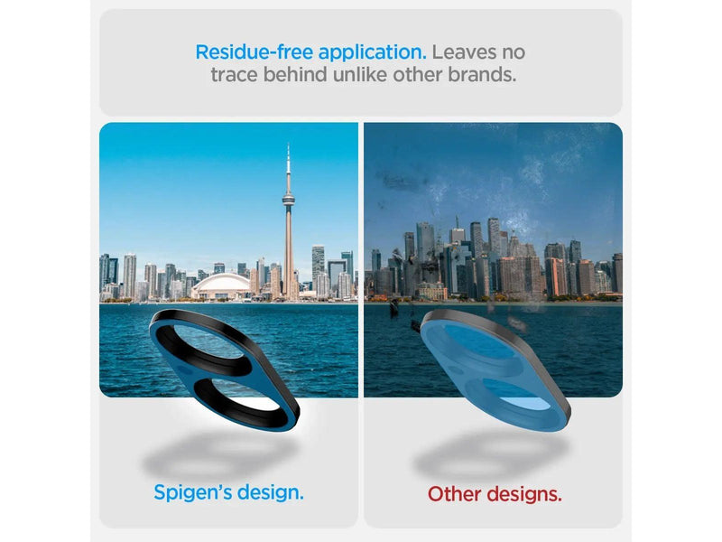 Spigen Glass tR Optik 2 Pack for iPhone 16/16 Plus - Black