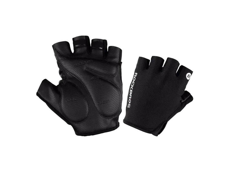 Rockbros Bicycle half finger gloves S106BK-M Size: M (black)