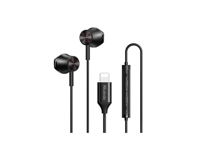 Mcdodo Wired earphones HP-3480 lightning (black)