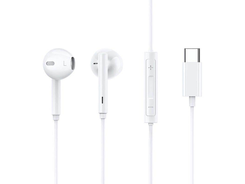 Mcdodo HP-7500 wired headphones USB-C (white)