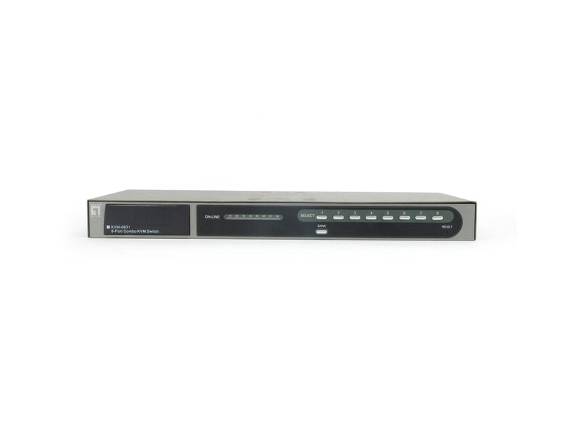 LevelOne KVM-0831 8-Port PS/2-USB VGA Switch