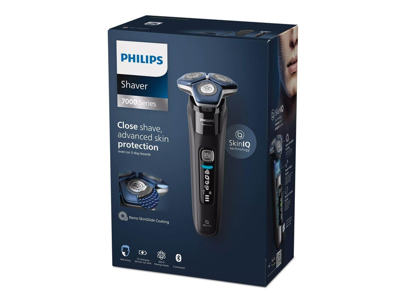 Philips Rasierapparate 7000 Series S7886 - shaver - ink black - with Phillips OneBlade