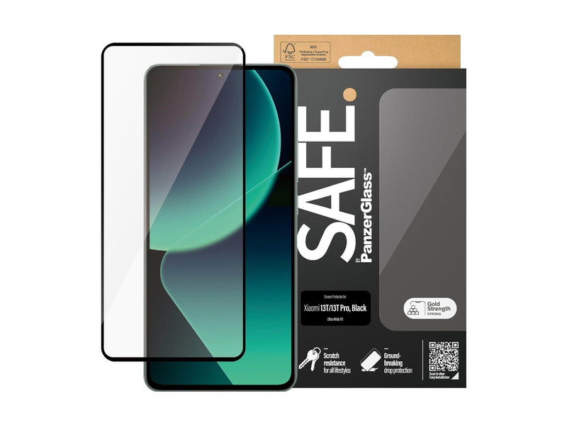 SAFE. by PanzerGlass Screen Protector Xiaomi 13T | 13T Pro | Ultra-Wide Fit