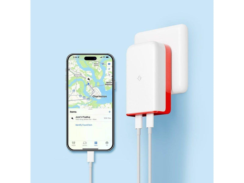 Twelve South PlugBug 50W USB-C charger with Find My capability