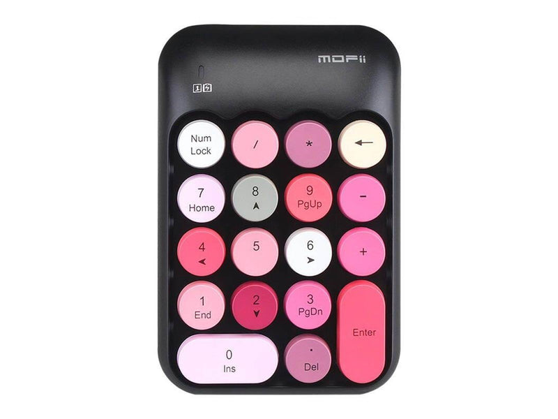 Mofii Wireless Numeric Keypad X910 Black+Red - Numpad - Schwarz