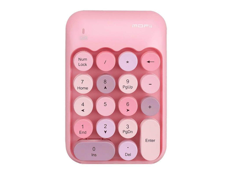 Mofii Wireless Numeric Keypad X910 (Pink) - Numpad - Pink
