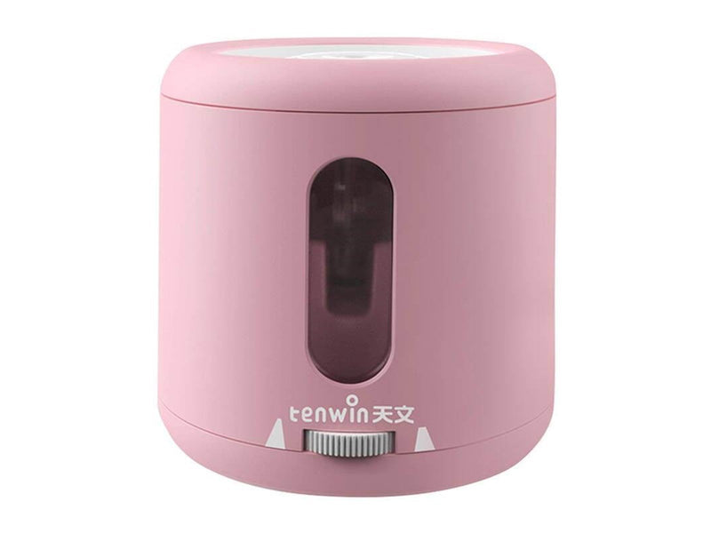 Tenwin 8035-4 battery/USB electric sharpener with container (pink)