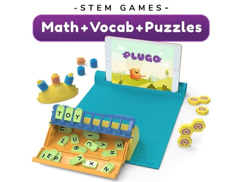 PlayShifu Shifu Plugo: STEM Wiz Pack - 3 in 1 - Math Vocabulary & Puzzles