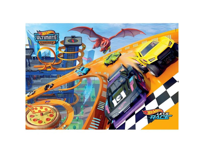 Clementoni Jigsaw Puzzle Super Color Hot Wheels 104pcs.