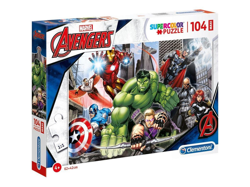 Clementoni Jigsaw Puzzle Super Color Maxi The Avengers 104pcs.
